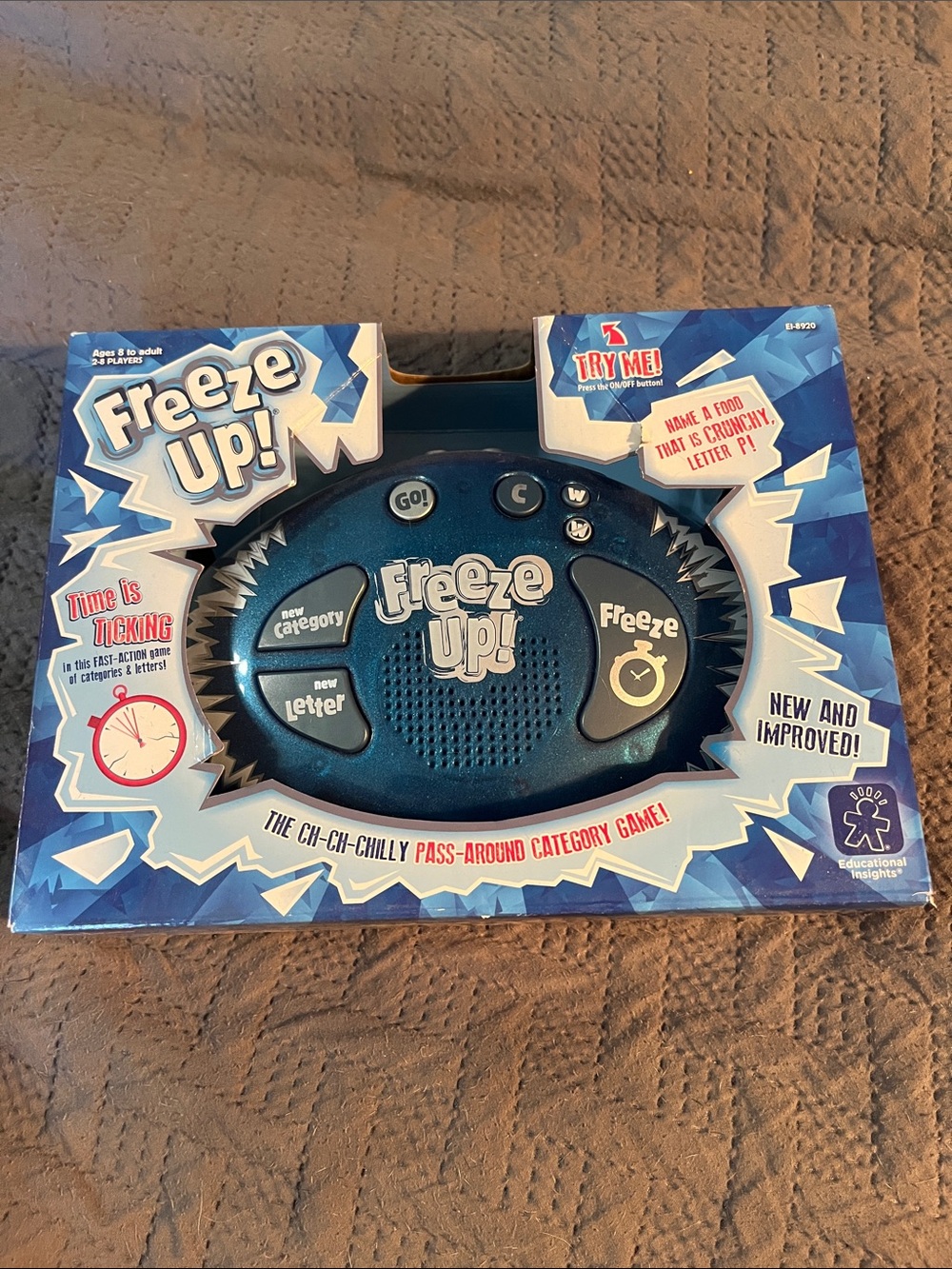 Freeze Up! Electronic Party Game - Blue